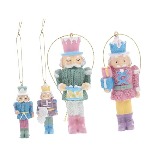 KAILIKETIY 4stücke Figuren Aus Holz Weihnachtsornament Zum Aufhängen Kleine Figuren Für Weihnachtsdeko Holzdekor Als Hängeornament Klassische Soldatenfigur KAILIKETIY 4stücke Figuren Aus Holz Weihnachtsornament Zum Aufhängen Kleine Figuren Für Weihnachtsdeko Holzdekor Als Hängeornament Klassische Soldatenfigur von KAILIKETIY