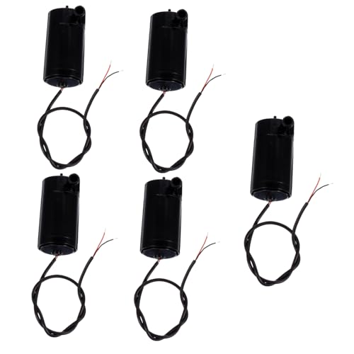 KAILIKETIY 5 Stück Mini Tauchpumpe Teiliges Energiesparende Submersible Pumpe Geräuscharm Wasserzirkulierend für Aquarium Springbrunnen Kleiner Teich Einfache Reinigung Vielseitig Einsetzbar von KAILIKETIY