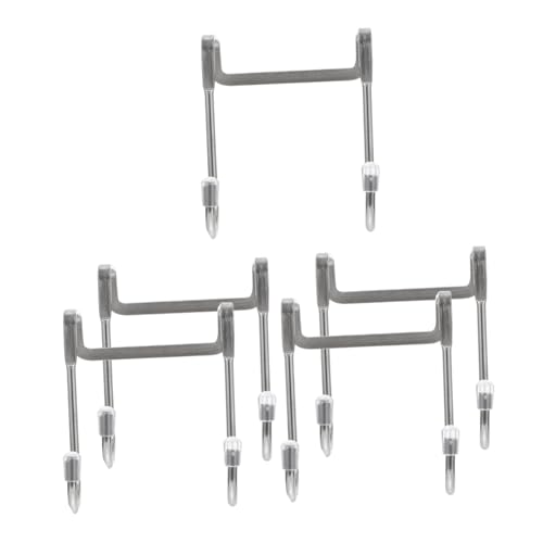 KAILIKETIY 5 Stück Teiliges Edelstahl Türhaken Rostfreie Punch Kleiderhaken Multifunktionale Aufbewahrung für Bad Schlafzimmer Küche Doppelreihige Hakenleiste für Mäntel Taschen Handtücher KAILIKETIY 5 Stück Teiliges Edelstahl Türhaken Rostfreie Punch Kleiderhaken Multifunktionale Aufbewahrung für Bad Schlafzimmer Küche Doppelreihige Hakenleiste für Mäntel Taschen Handtücher von KAILIKETIY