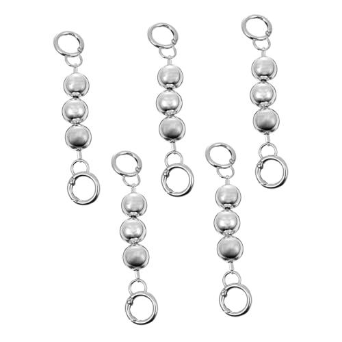 KAILIKETIY Perlen Taschenkette 5 Stück Verlängerungskette für Handtaschen Dekorativer Umhängegriff Geeignet für Verschiedene Taschenarten Praktische Taschenaccessoires KAILIKETIY Perlen Taschenkette 5 Stück Verlängerungskette für Handtaschen Dekorativer Umhängegriff Geeignet für Verschiedene Taschenarten Praktische Taschenaccessoires von KAILIKETIY