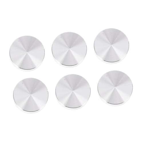 KAILIKETIY 6 Stück Silberne Aluminium Scheiben Gewinde Runde Massive Metallscheiben für Glastischplatten Möbel Glasplatten Adapter für Couchtisch Büro und Gartentisch Zubehör KAILIKETIY 6 Stück Silberne Aluminium Scheiben Gewinde Runde Massive Metallscheiben für Glastischplatten Möbel Glasplatten Adapter für Couchtisch Büro und Gartentisch Zubehör von KAILIKETIY