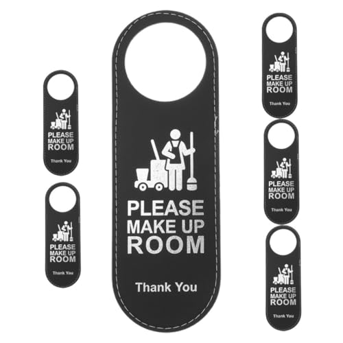 KAILIKETIY 6 Stück Teiliges Doppelseitiges Türschild Hotel Bitte Nicht Bitte Zimmer Aufräumen Türanhänger für Hotel Büro Spa Klare von KAILIKETIY