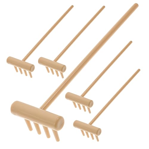 KAILIKETIY 6stücke Mini Rechen Für Spielplatz Zen Tisch DIY Miniatur Rechen Micro Für Sandtisch Zubehör Landschafts KAILIKETIY 6stücke Mini Rechen Für Spielplatz Zen Tisch DIY Miniatur Rechen Micro Für Sandtisch Zubehör Landschafts von KAILIKETIY