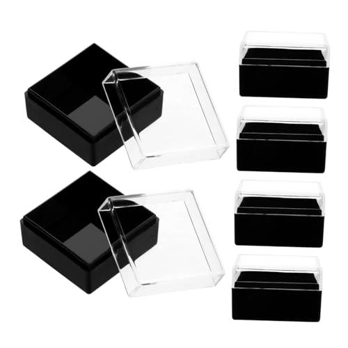 KAILIKETIY 6stücke Teiliges Transparente Probenausstellungsboxen Für Mineralien Und Edelsteine Stabile Aufbewahrungsboxen Für Sammlungsorganisation von KAILIKETIY