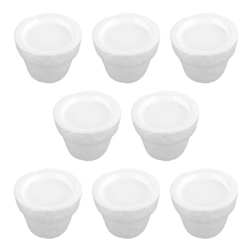 KAILIKETIY 8 Stück Teiliges DIY Schaumstoff blumentopf Blumenarrangements Leicht Zuschneidbar Stabile Befestigung für Künstliche Blumen für Dekorationen und Bastelprojekte von KAILIKETIY