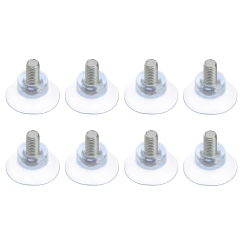 KAILIKETIY 8 Stück Teiliges PVC Transparent Stoßdämpfend Langlebig und Temperaturbeständig Geeignet für Glatte Oberflächen Wie Glas Fliesen Aquarien Möbel und Fahrzeugverglasung von KAILIKETIY