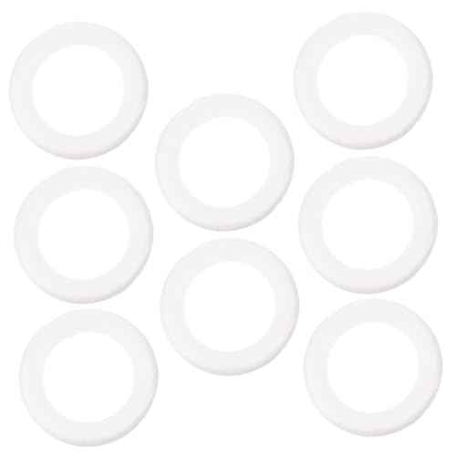 KAILIKETIY 8Stücke Runde Schaumstoffringe für DIY Kranzmaterial Bastelprojekte und Dekorationen für Partys von KAILIKETIY