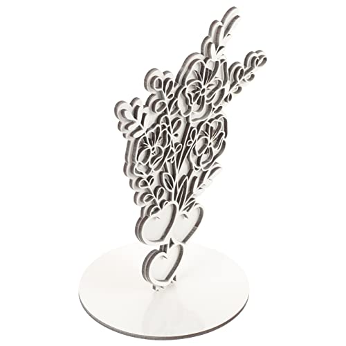 KAILIKETIY Sublimation Vase Dekorationsstück Für Blumen Herzvase Für Innenräume Kreative Sublimierte Blumenarrangements Für Zuhause Und von KAILIKETIY