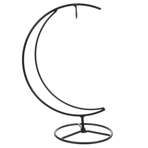 KAILIKETIY Display Regal Mondförmiger Hängender Flaschenhalter Eisengestell Hängeständer Dekorativer Aufbewahrungsständer für Zuhause Büro Party Deko KAILIKETIY Display Regal Mondförmiger Hängender Flaschenhalter Eisengestell Hängeständer Dekorativer Aufbewahrungsständer für Zuhause Büro Party Deko von KAILIKETIY