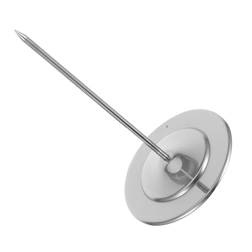 KAILIKETIY Edelstahl Rechnungshalter mit Rundem Standfuß Stabiler Bonspießer für Restaurant Büro Hotel Multifunktionaler Zettelhalter für Belege Tickets Rechnungen Leichter Rutschfester von KAILIKETIY