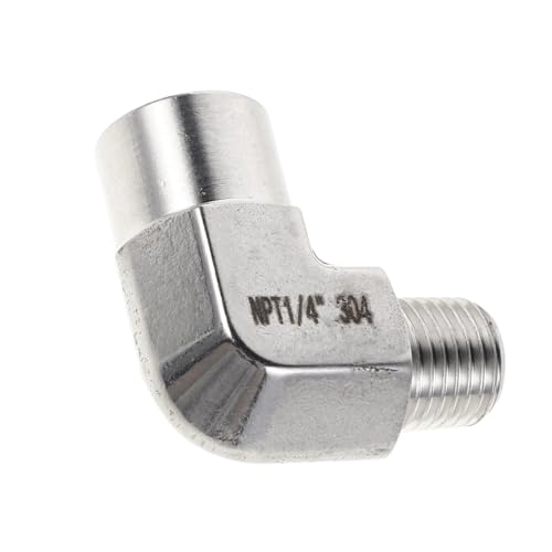 KAILIKETIY Edelstahl Rohrbogen Npt Gewinde Straßenbogen Hochdruck Schmiedefitting Langlebig Präzise Gewindeverbindung für Rohrsysteme KAILIKETIY Edelstahl Rohrbogen Npt Gewinde Straßenbogen Hochdruck Schmiedefitting Langlebig Präzise Gewindeverbindung für Rohrsysteme von KAILIKETIY