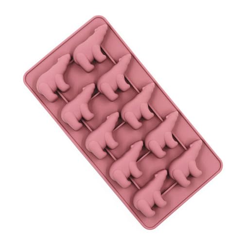 KAILIKETIY Eiswürfelform Silikon im Eisbären Design mit Fächer Eiswürfelbereiter für Joghurt und Snacks Küchenaccessoire von KAILIKETIY
