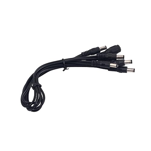 KAILIKETIY Gitarreneffektpedal Stromversorgung Adapterkabel für Elektrische Gitarre Schwarz Daisy Chain mit Hum Funktion out Dc Kabel Langlebig und Vielseitig Einsetzbar KAILIKETIY Gitarreneffektpedal Stromversorgung Adapterkabel für Elektrische Gitarre Schwarz Daisy Chain mit Hum Funktion out Dc Kabel Langlebig und Vielseitig Einsetzbar von KAILIKETIY