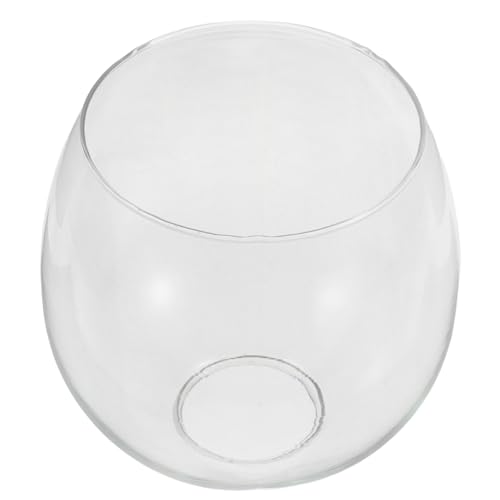 KAILIKETIY Glas Lampenschirm aus Handgeblasenem Hochborosilikat Glas Hitzebeständig Klar und Sanft Ersatz für Wand Pendelleuchten Vielseitig Einsetzbarer Lampenschirm für Außen von KAILIKETIY
