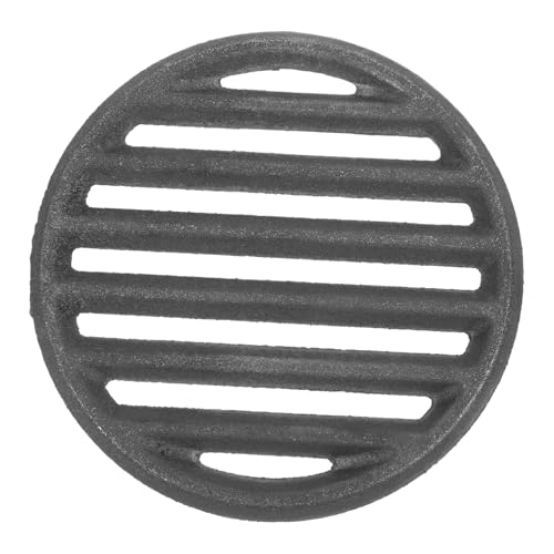 KAILIKETIY Gusseiserner Runder Grillrost Robust und Hitzebeständig Hitzeverteilung für Kohlegrill und Kamin Langlebiges Camping kochutensil Grillrost Ersatzteil KAILIKETIY Gusseiserner Runder Grillrost Robust und Hitzebeständig Hitzeverteilung für Kohlegrill und Kamin Langlebiges Camping kochutensil Grillrost Ersatzteil von KAILIKETIY