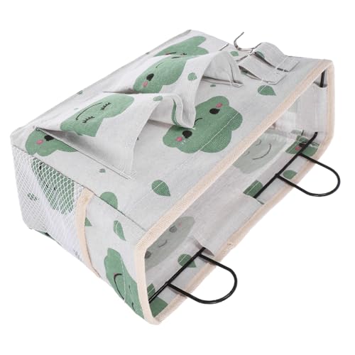 KAILIKETIY Hängende Bettorganizer Tasche Multifunktionale Ablagetasche Für Bücher Und Kleinigkeiten Für Schlafzimmer Wohnheim Und Reisen Grün von KAILIKETIY
