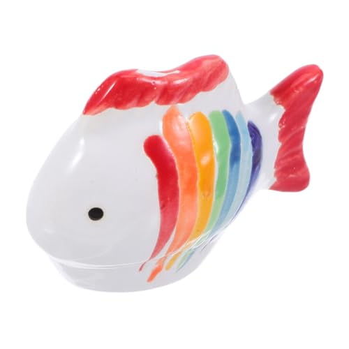 KAILIKETIY Handbemalte Farbige Keramik-fischfigur Schwimmende Porzellan-Dekoration mit Realistischem Effekt Widerstandsfähig und Verblassungsfrei Geeignet für Aquarium Teich und Feengarten KAILIKETIY Handbemalte Farbige Keramik-fischfigur Schwimmende Porzellan-Dekoration mit Realistischem Effekt Widerstandsfähig und Verblassungsfrei Geeignet für Aquarium Teich und Feengarten von KAILIKETIY