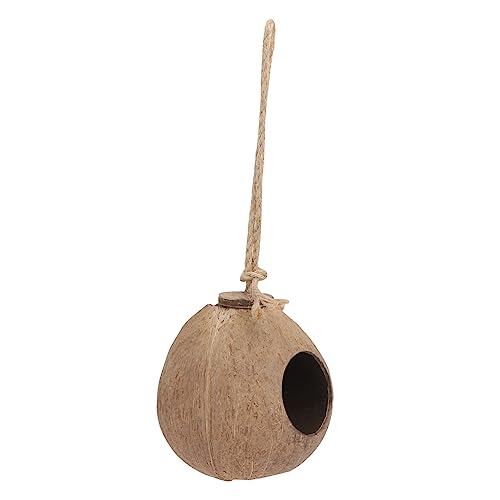 KAILIKETIY Handgefertigtes Vogelhaus aus Kokosnussschale Langlebiges Atmungsaktives Nistnest für Vogelzucht Dekorativer Vogelschutz zum Aufhängen im Garten und Zuhause Geeignet KAILIKETIY Handgefertigtes Vogelhaus aus Kokosnussschale Langlebiges Atmungsaktives Nistnest für Vogelzucht Dekorativer Vogelschutz zum Aufhängen im Garten und Zuhause Geeignet von KAILIKETIY