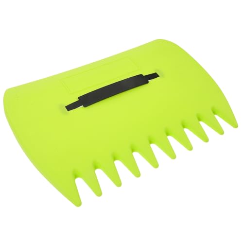 KAILIKETIY Handlicher Garten Metallrechen Robustes Grünes Laubblatt Langlebiges DIY Rechenwerkzeug für Gartenreinigung Rasenpflege und Laubaufnahme von KAILIKETIY