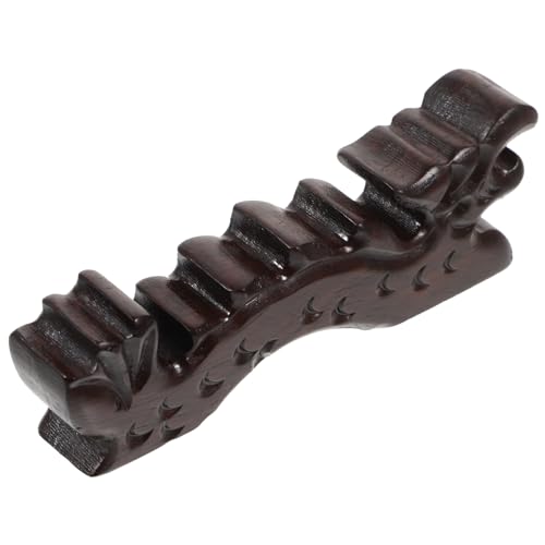 KAILIKETIY Holz Kalligraphie Pinselhalter Dragon Design Dekorativer Stifthalter für Schreibtisch Chinesischer Kalligraphie Pinselständer Robustem Holz Accessoire für Zuhause und Büro Retro von KAILIKETIY