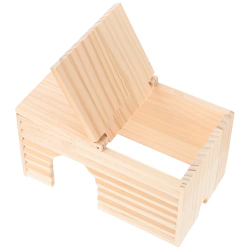 KAILIKETIY Holz Kleintierhaus Hamster Versteck Nest Warm Komfortabel Umweltfreundlich Langlebig Kleintier Schlafplatz für Zwerghamster und Kleine Haustiere Geeignet KAILIKETIY Holz Kleintierhaus Hamster Versteck Nest Warm Komfortabel Umweltfreundlich Langlebig Kleintier Schlafplatz für Zwerghamster und Kleine Haustiere Geeignet von KAILIKETIY