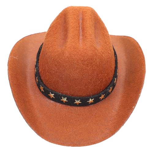 KAILIKETIY Hund Cowboyhut mit Sternenborte Dekorativer Haustierhut für Kleine Hunde und Katzen Bequemes Sicheres Material für Party Fotoshooting und Alltagsmode KAILIKETIY Hund Cowboyhut mit Sternenborte Dekorativer Haustierhut für Kleine Hunde und Katzen Bequemes Sicheres Material für Party Fotoshooting und Alltagsmode von KAILIKETIY