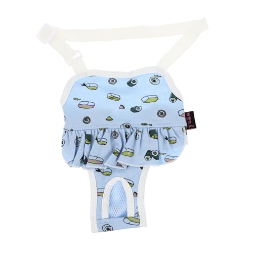 KAILIKETIY Hunde Periodenhose aus Baumwolle Waschbar Atmungsaktiv Bequeme Physiologische Windel für Weibliche Hunde und Welpen Schützt Möbel und Böden vor Flecken und Verschmutzung XL Blau KAILIKETIY Hunde Periodenhose aus Baumwolle Waschbar Atmungsaktiv Bequeme Physiologische Windel für Weibliche Hunde und Welpen Schützt Möbel und Böden vor Flecken und Verschmutzung XL Blau von KAILIKETIY