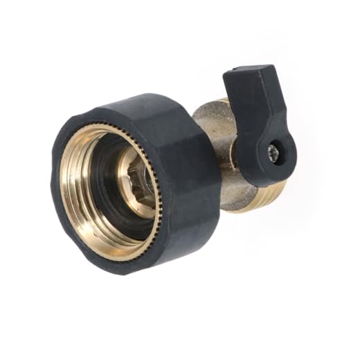 KAILIKETIY Messing Gartenschlauchverbinder mit Absperrventil Robuster Schlauchanschluss mit Komfortgriff zur Wasserflusskontrolle Geeignet für Wasserhahn Bewässerung Sprinkler und KAILIKETIY Messing Gartenschlauchverbinder mit Absperrventil Robuster Schlauchanschluss mit Komfortgriff zur Wasserflusskontrolle Geeignet für Wasserhahn Bewässerung Sprinkler und von KAILIKETIY