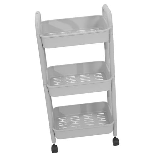 KAILIKETIY Rollwagen 3-stufiger Badezimmer Organizer Multifunktionaler Aufbewahrungswagen Mit Rädern Praktischer Lagerwagen Für Küche Und Bad Leicht Beweglicher Allzweckwagen Aus KAILIKETIY Rollwagen 3-stufiger Badezimmer Organizer Multifunktionaler Aufbewahrungswagen Mit Rädern Praktischer Lagerwagen Für Küche Und Bad Leicht Beweglicher Allzweckwagen Aus von KAILIKETIY