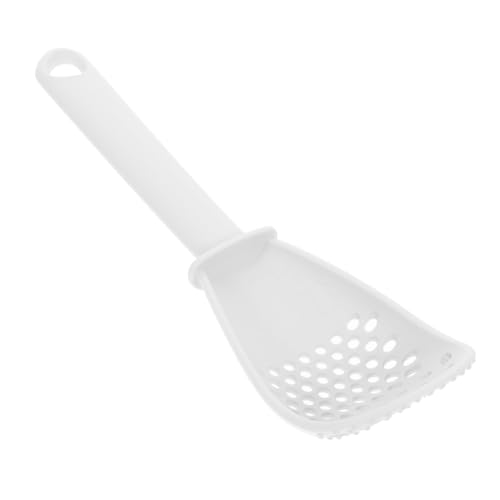 KAILIKETIY Multifunktionaler Küchenlöffel mit Integriertem Kunststoff Sieb und Kartoffelstampfer Spülmaschinengeeignet Leichtes Verschleißfestes Material Nahtloses Design für Hygienisches von KAILIKETIY