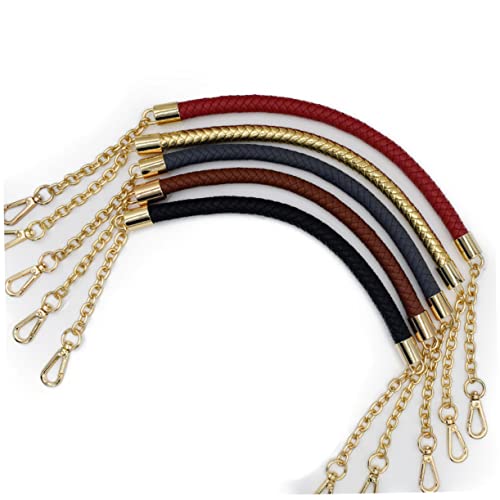 KAILIKETIY PU Leder Handtaschenriemen mit Metallkette Ersatzgurt für Damen Handtaschen für DIY Projekte Schwarz KAILIKETIY PU Leder Handtaschenriemen mit Metallkette Ersatzgurt für Damen Handtaschen für DIY Projekte Schwarz von KAILIKETIY