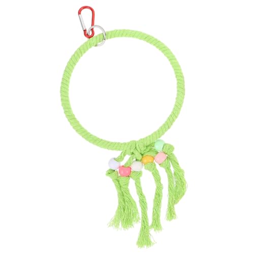 KAILIKETIY Papagei Kauspielzeug Hängende Schaukel für Wellensittiche Sittiche mit Langlebigem Bissfestem Material Stabile Standvorrichtung für Käfig und Vogelspielplatz KAILIKETIY Papagei Kauspielzeug Hängende Schaukel für Wellensittiche Sittiche mit Langlebigem Bissfestem Material Stabile Standvorrichtung für Käfig und Vogelspielplatz von KAILIKETIY