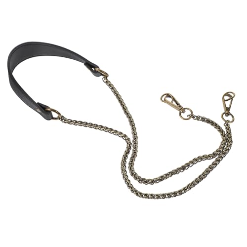 KAILIKETIY Pu Leder Ersatzriemen Tasche Verstellbarer Crossbody Schultergurt mit Metall schnallen Schwarz Strap für Handtaschen Umhängetasche Tragegurt Wechselgurt von KAILIKETIY