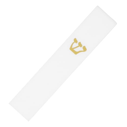 KAILIKETIY Resin Mezuzah Deko für Tür Jüdischer Segen Wohnkultur Handgefertigte Kunst Einfache Installation Minimalistisches Design Weiß von KAILIKETIY