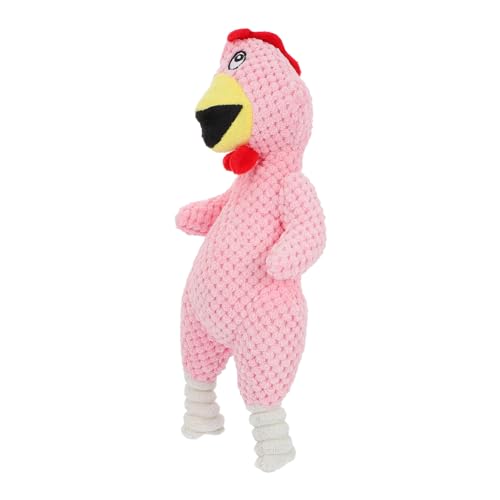 KAILIKETIY Robustes Quietschspielzeug Hund Kauspielzeug mit Sound Teething Chick für Welpen und Kleine Hunde Leicht Tragbar für Garten Camping und Interaktives Geeignet von KAILIKETIY
