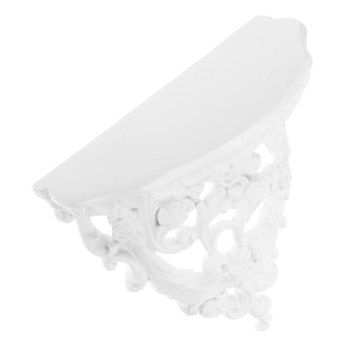KAILIKETIY Wandmontiertes Regal aus Harz Kleines Dekoratives Wandregal für Blumen und Wohnaccessoires Robust und für Badezimmer Schlafzimmer und Küche KAILIKETIY Wandmontiertes Regal aus Harz Kleines Dekoratives Wandregal für Blumen und Wohnaccessoires Robust und für Badezimmer Schlafzimmer und Küche von KAILIKETIY