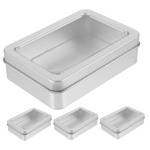 KAILIKETIY Würfel Organizer Aus Metall Mit Fenster 4 Stück Tragbare Würfelbox Für Spielwürfel Und Zubehör Quadratisches Würfeletui Bpa Frei Haushaltsbedarf KAILIKETIY Würfel Organizer Aus Metall Mit Fenster 4 Stück Tragbare Würfelbox Für Spielwürfel Und Zubehör Quadratisches Würfeletui Bpa Frei Haushaltsbedarf von KAILIKETIY