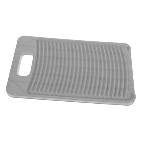 KAILIKETIY rutschfestes Waschbrett handwäsche handwash washboard Haushaltswaschbrett Wäscheswaschbrett Tragbares Waschbrett Reise-Schrubbbrett Waschbrett zum Waschen von Kleidung pp Grey von KAILIKETIY