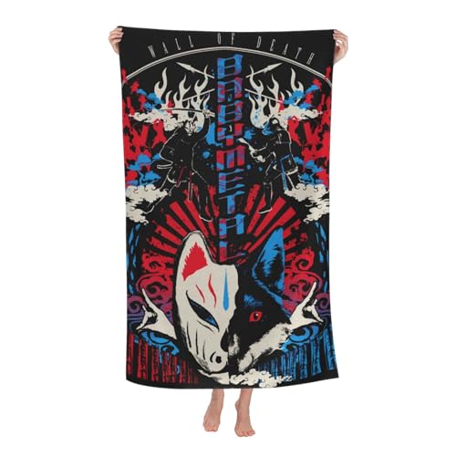 Babysmetal Japanese Girls Band Outdoor Badetuch Superfeinstes Mikrofaser-Absaugtuch fürs Schwimmen am Strand Strandtuch für Ausflüge und Picknicks von KAINSTIS
