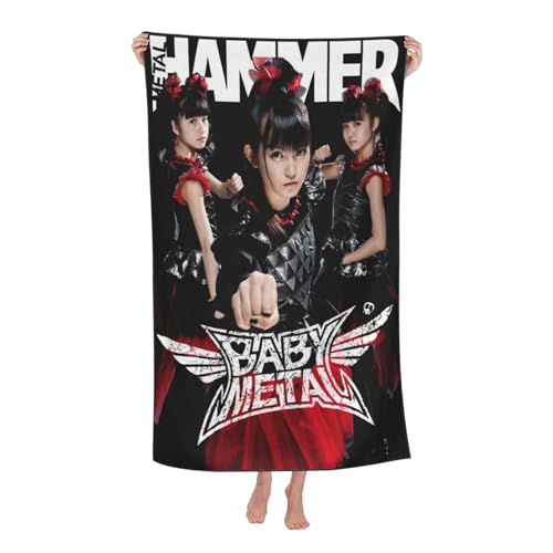 Babysmetal Japanese Girls Band Outdoor Badetuch Superfeinstes Mikrofaser-Absaugtuch fürs Schwimmen am Strand Strandtuch für Ausflüge und Picknicks von KAINSTIS