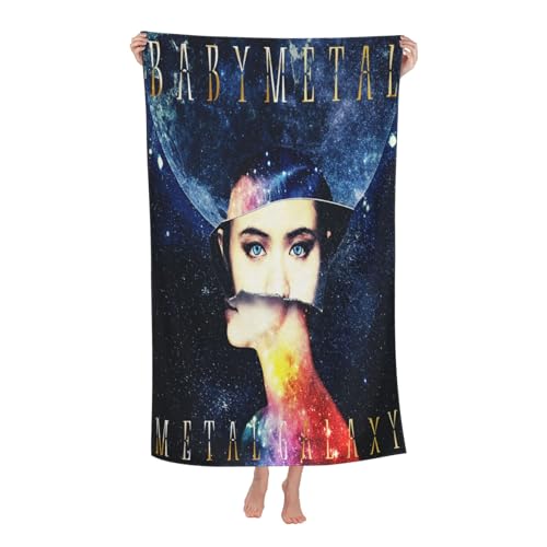 Babysmetal Japanese Girls Band Outdoor Badetuch Superfeinstes Mikrofaser-Absaugtuch fürs Schwimmen am Strand Strandtuch für Ausflüge und Picknicks von KAINSTIS