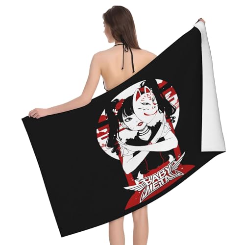Babysmetal Japanese Girls Band Outdoor Badetuch Superfeinstes Mikrofaser-Absaugtuch fürs Schwimmen am Strand Strandtuch für Ausflüge und Picknicks von KAINSTIS