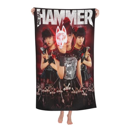 Babysmetal Japanese Girls Band Outdoor Badetuch Superfeinstes Mikrofaser-Absaugtuch fürs Schwimmen am Strand Strandtuch für Ausflüge und Picknicks von KAINSTIS