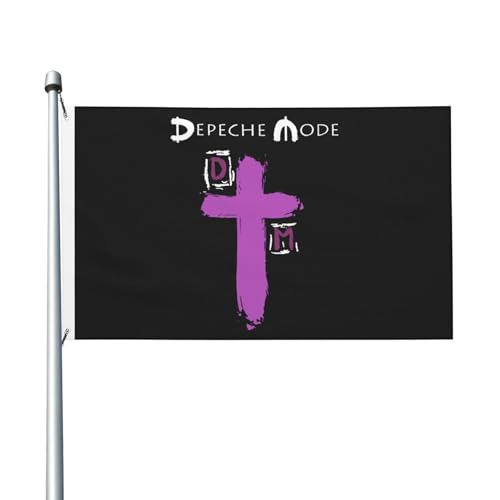 De&PE&Che Music band Mode Dekorationsfahne Gartenschenkelfahne doppelseitig bedruckte Vollbildfahne von KAINSTIS