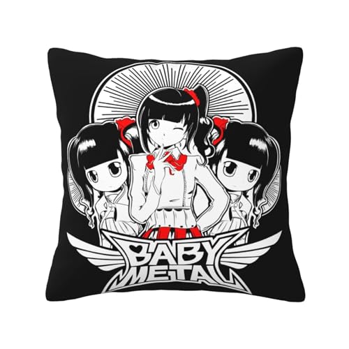 KAINSTIS Baby*Metal Band Büro Rückenstützenschoner Innenraumentzückende Kissenbezüge Sofa Rückenstützenschoner Mehrfarbig 40 x 40 cm KAINSTIS Baby*Metal Band Büro Rückenstützenschoner Innenraumentzückende Kissenbezüge Sofa Rückenstützenschoner Mehrfarbig 40 x 40 cm von KAINSTIS