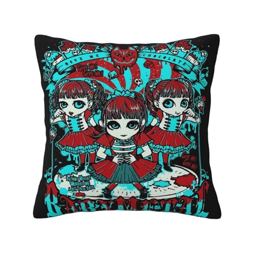 KAINSTIS Babysmetal Japanese Girls Band Büro Rückenstützenschoner Innenraumentzückende Kissenbezüge Sofa Rückenstützenschoner Mehrfarbig 30 x 30 cm KAINSTIS Babysmetal Japanese Girls Band Büro Rückenstützenschoner Innenraumentzückende Kissenbezüge Sofa Rückenstützenschoner Mehrfarbig 30 x 30 cm von KAINSTIS