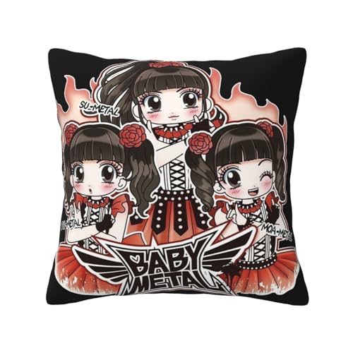 KAINSTIS Babysmetal Japanese Girls Band Büro Rückenstützenschoner Innenraumentzückende Kissenbezüge Sofa Rückenstützenschoner Mehrfarbig 30 x 30 cm KAINSTIS Babysmetal Japanese Girls Band Büro Rückenstützenschoner Innenraumentzückende Kissenbezüge Sofa Rückenstützenschoner Mehrfarbig 30 x 30 cm von KAINSTIS