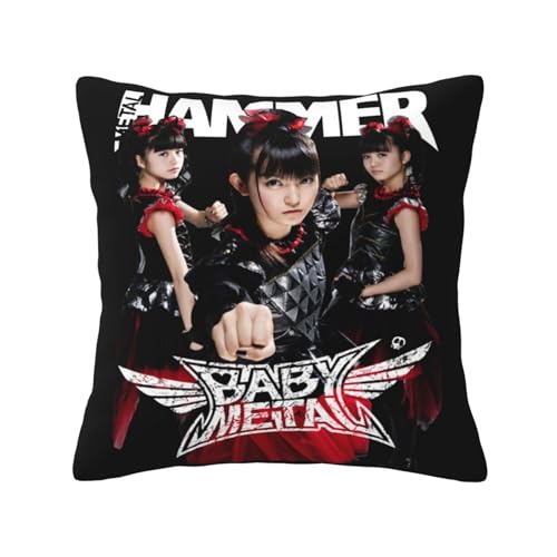 KAINSTIS Babysmetal Japanese Girls Band Büro Rückenstützenschoner Innenraumentzückende Kissenbezüge Sofa Rückenstützenschoner Mehrfarbig 30 x 30 cm KAINSTIS Babysmetal Japanese Girls Band Büro Rückenstützenschoner Innenraumentzückende Kissenbezüge Sofa Rückenstützenschoner Mehrfarbig 30 x 30 cm von KAINSTIS