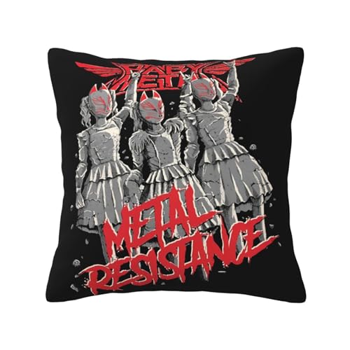 KAINSTIS Babysmetal Japanese Girls Band Büro Rückenstützenschoner Innenraumentzückende Kissenbezüge Sofa Rückenstützenschoner Mehrfarbig 40 x 40 cm KAINSTIS Babysmetal Japanese Girls Band Büro Rückenstützenschoner Innenraumentzückende Kissenbezüge Sofa Rückenstützenschoner Mehrfarbig 40 x 40 cm von KAINSTIS