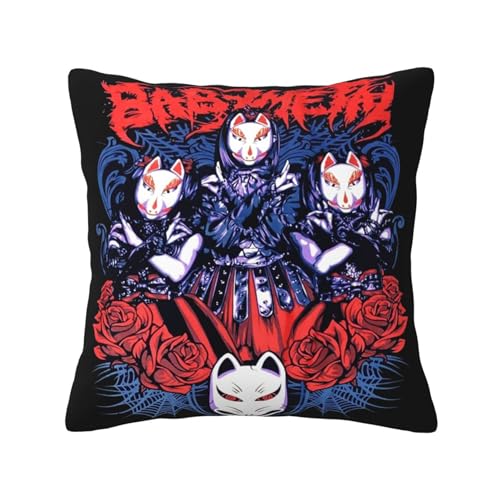 KAINSTIS Babysmetal Japanese Girls Band Büro Rückenstützenschoner Innenraumentzückende Kissenbezüge Sofa Rückenstützenschoner Mehrfarbig 40 x 40 cm KAINSTIS Babysmetal Japanese Girls Band Büro Rückenstützenschoner Innenraumentzückende Kissenbezüge Sofa Rückenstützenschoner Mehrfarbig 40 x 40 cm von KAINSTIS